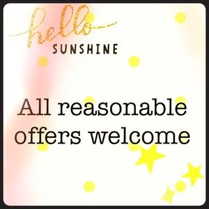 Reasonable offers welcome